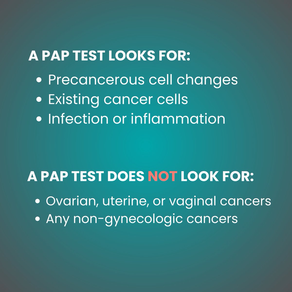 EpicCare's tweet image. Early cancer detection = better outcomes! Routine screenings, like a #Paptest, are key to maintaining your health. But do you know what a Pap test actually looks for? Understanding screenings is a vital step in managing your own care.
 #EarlyDetection #WomensHealth #EpicCare