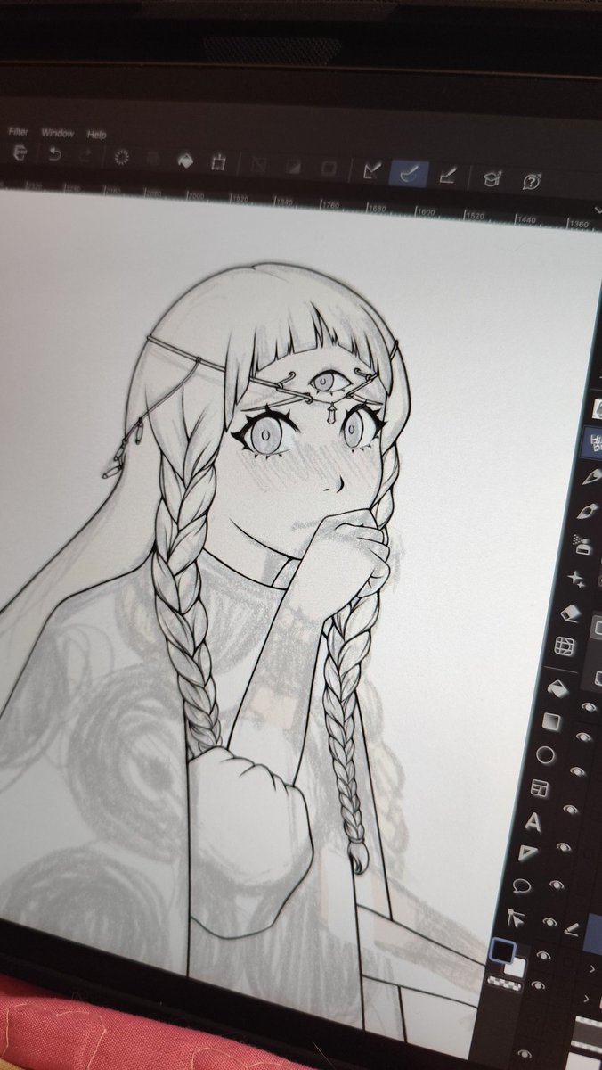 Jandinoiro's tweet photo. WIP ( ꈍᴗꈍ)
#MetaphorReFantazio #Eupha #VGenComm https://t.co/DW7v2tyz8b