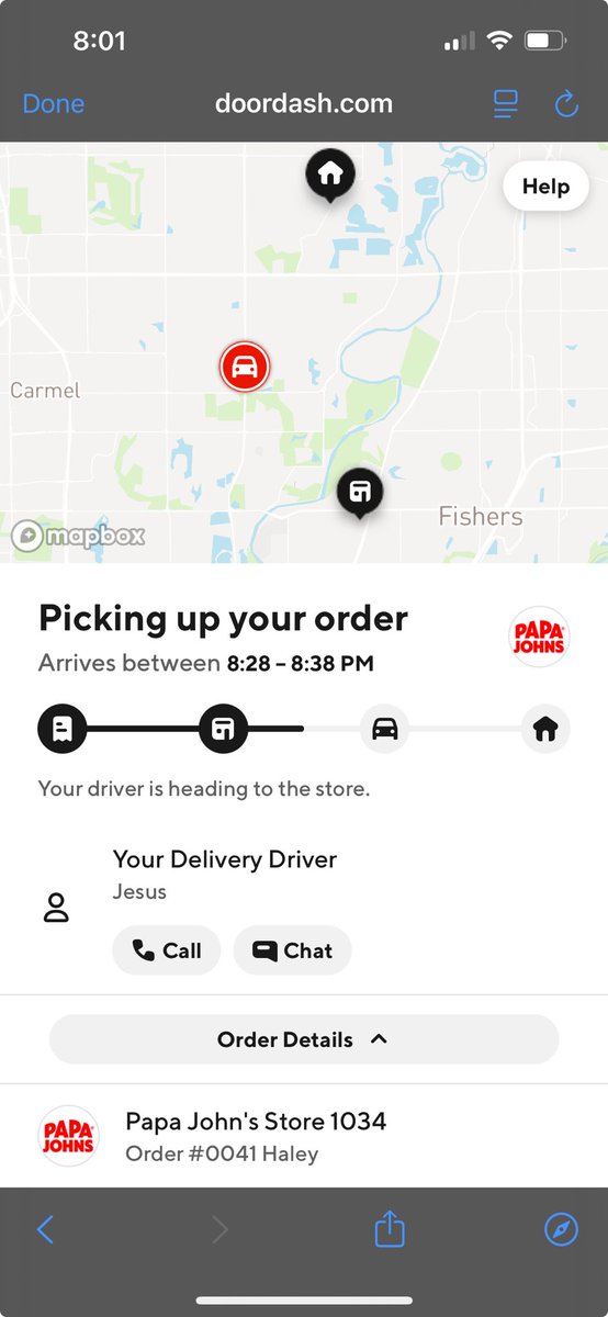 About to have dinner and be saved at the same time.