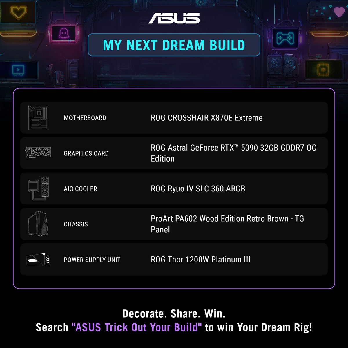 TheDimitriC's tweet photo. The beast that will let me stream, play, and edit all in one rig.
@nastydru @ASUSROG #TrickOutYourBuild #ASUS #X870 #Z890 #B860 #B850 https://t.co/UtcJzjXvO4