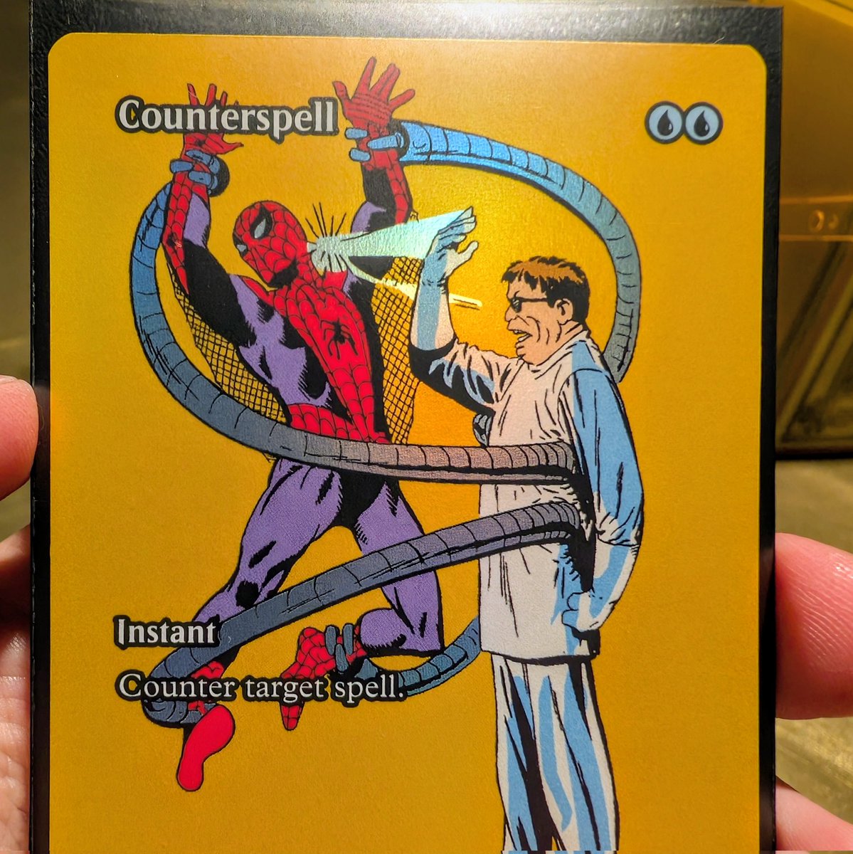 joelaremagic's tweet photo. Time to start using Counterspell in the foil bitch-slap treatment https://t.co/L2ZykQiw85