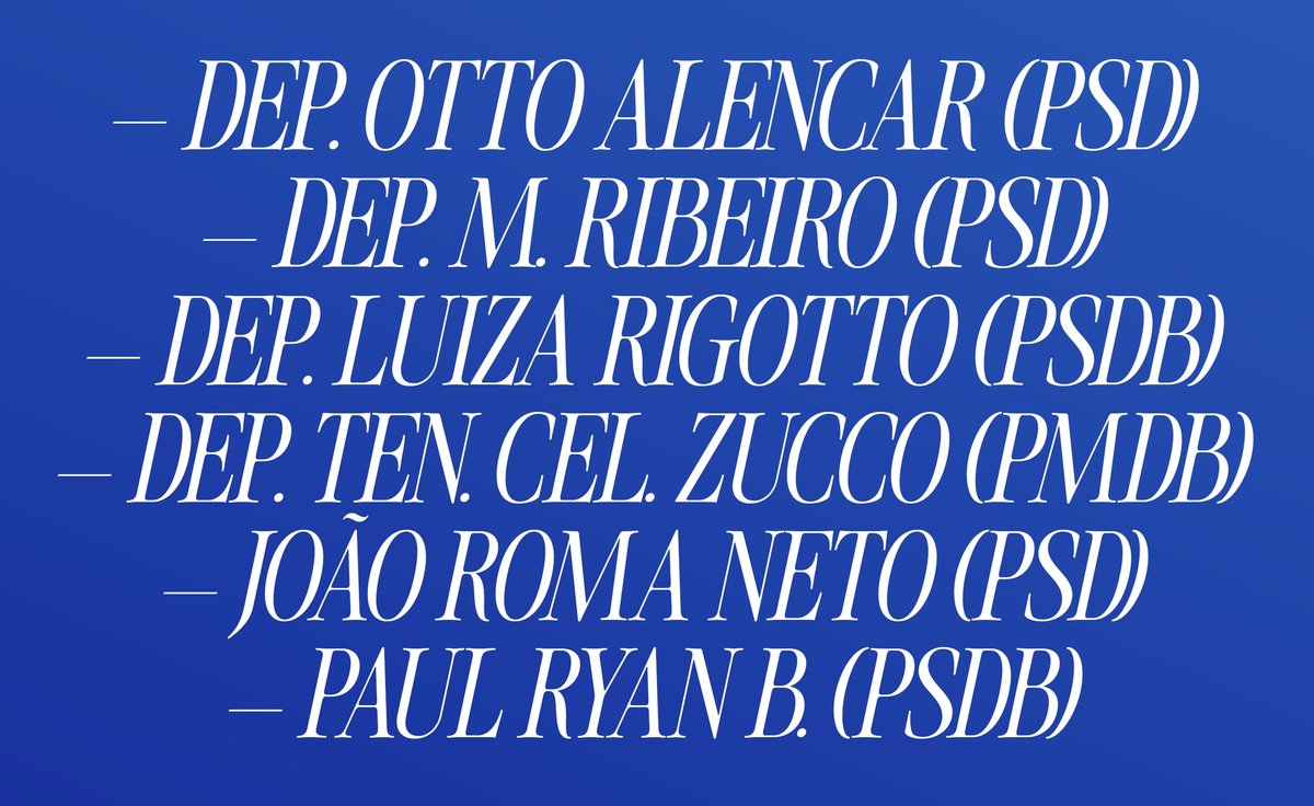 NGv | Quem Foram os Deputados que votaram contra a criminalização do Nepotismo?
— Otto Alencar (PSD) 
— Marcos Ribeiro (PSD)
— Luiza C. B. A. Rigotto (PSDB)
— Ten. Cel. Zucco (PMDB)
— João Roma (PSD)
— Paul Ryan Bismarck (PSDB)