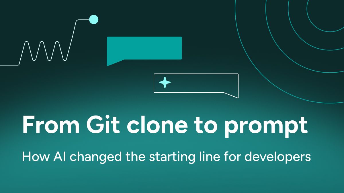 daveharrisonnet's tweet image. From Git clone to prompt: how AI changed the starting line for developers netlify.com/blog/git-clone… #JAMStack #composable