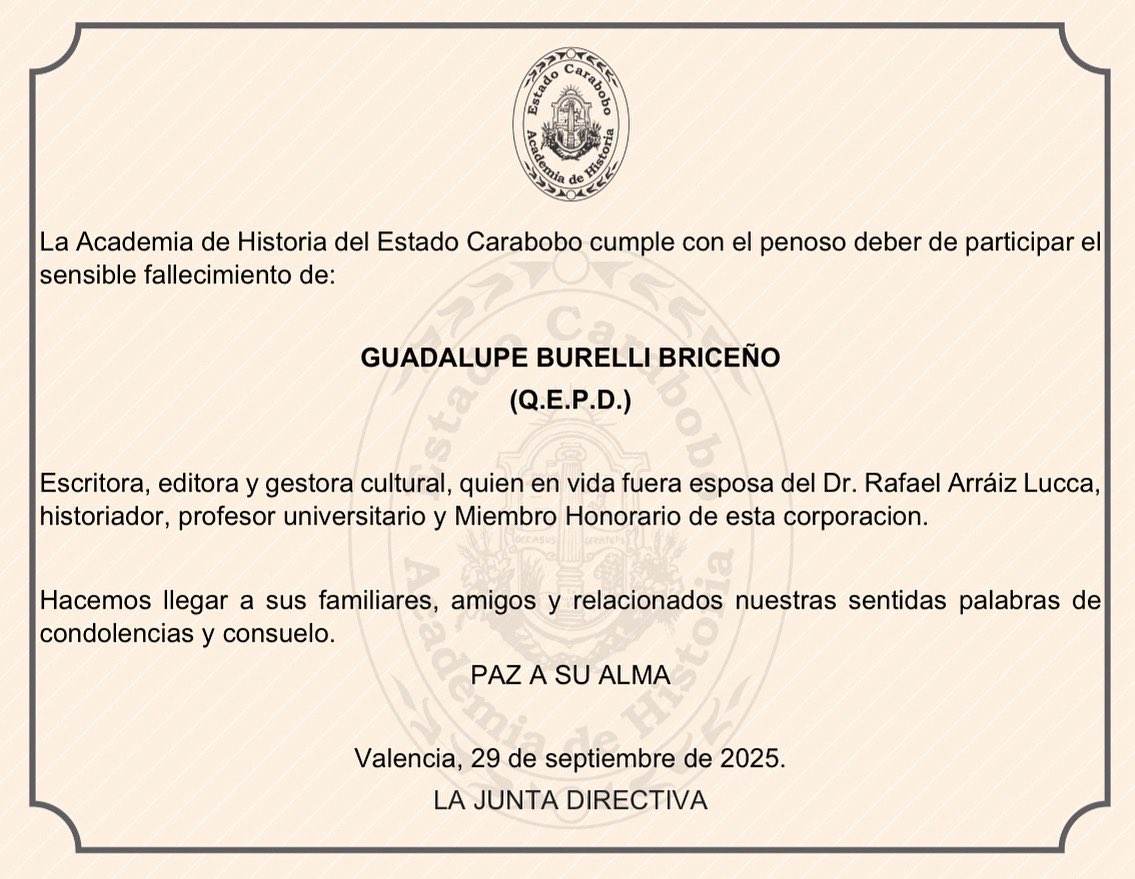 Academia de Historia del Estado Carabobo (@ahedocarabobo) on Twitter photo 