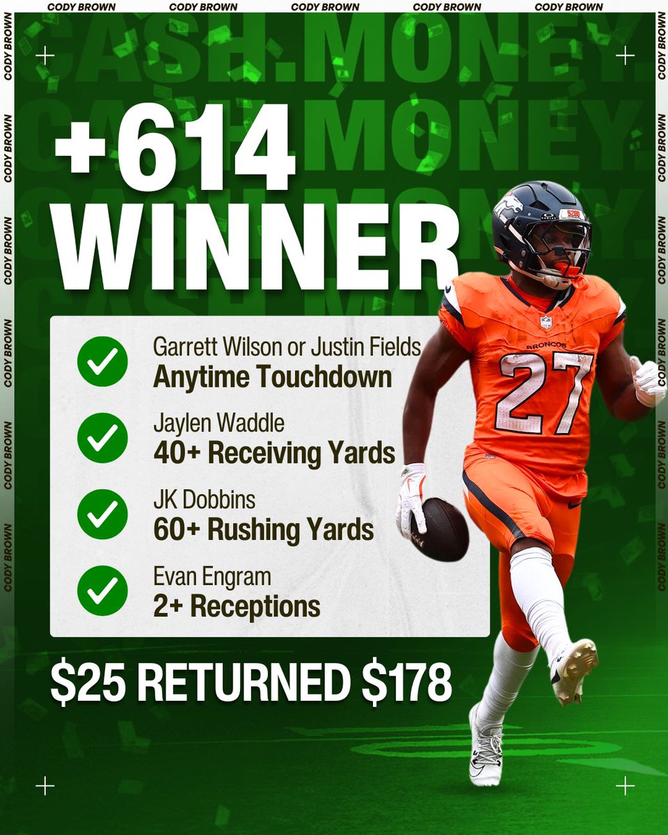 Cody Brown Bets tweet media