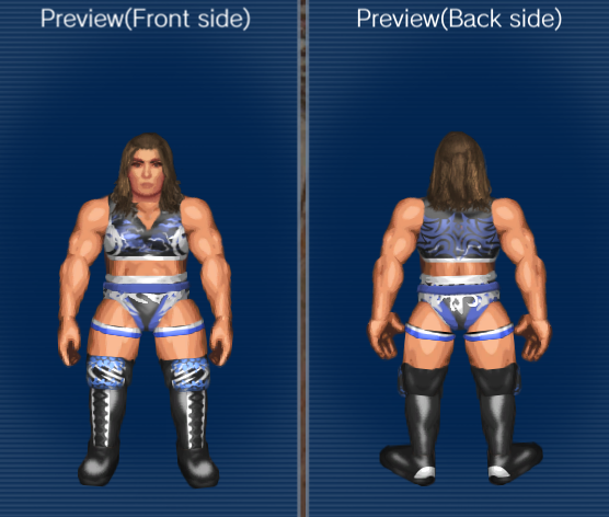 AriOnnaDX's tweet image. I made @therealbozilla from #STARDOM in #FirePro ! !  

#Bozilla
#ファイプロ
#ボジラ