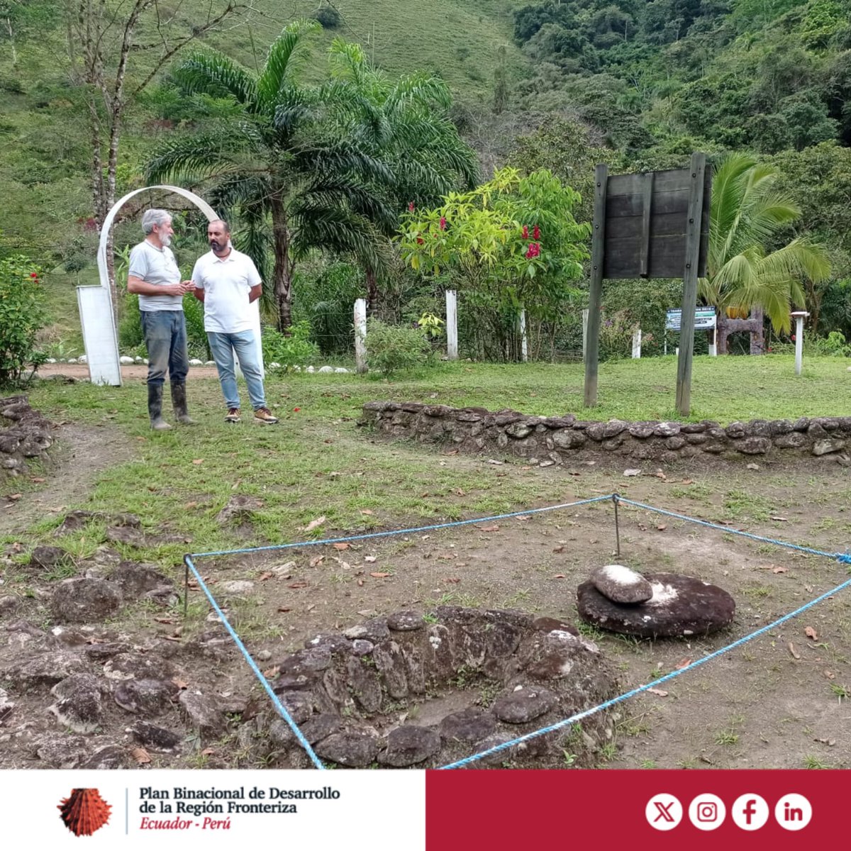 🌎 Plan Binacional y FELCODE diseñarán una ruta turística patrimonial del cacao ancestral en Palanda 🇪🇨 y Montegrande 🇵🇪 con asistencia técnica y voluntarios expertos.
#PlanBinacional #TurismoPatrimonial 🌱🤝