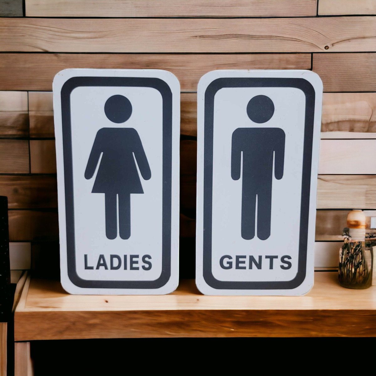 arlissbryant's tweet image. His And Hers Bathroom Signs tuppu.net/520df34e #WainfleetTradingPost #Shopify #BathroomSigns