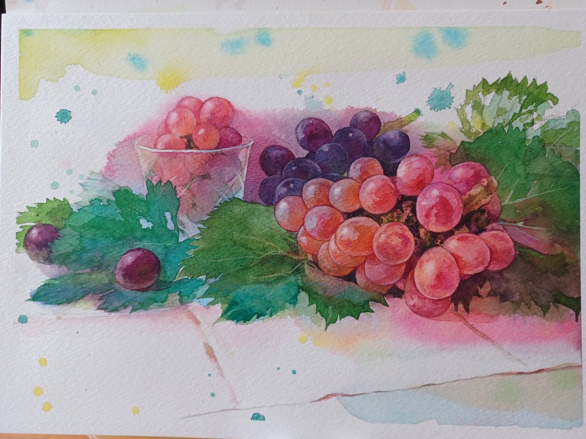 ぶどうの絵