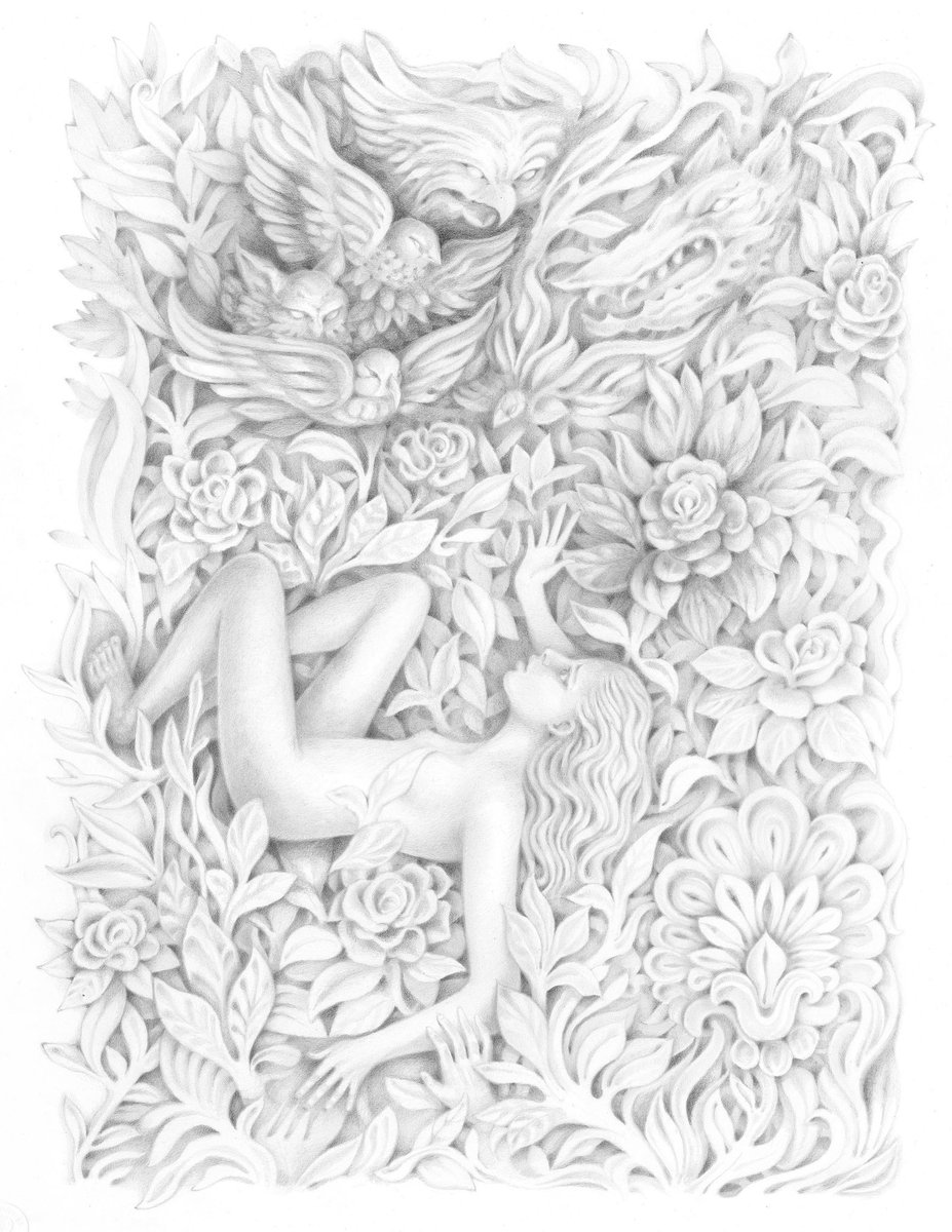 alphachanneling's tweet photo. The Forest Within❤️ This piece is available as a limited time print https://t.co/nslQuzqVki