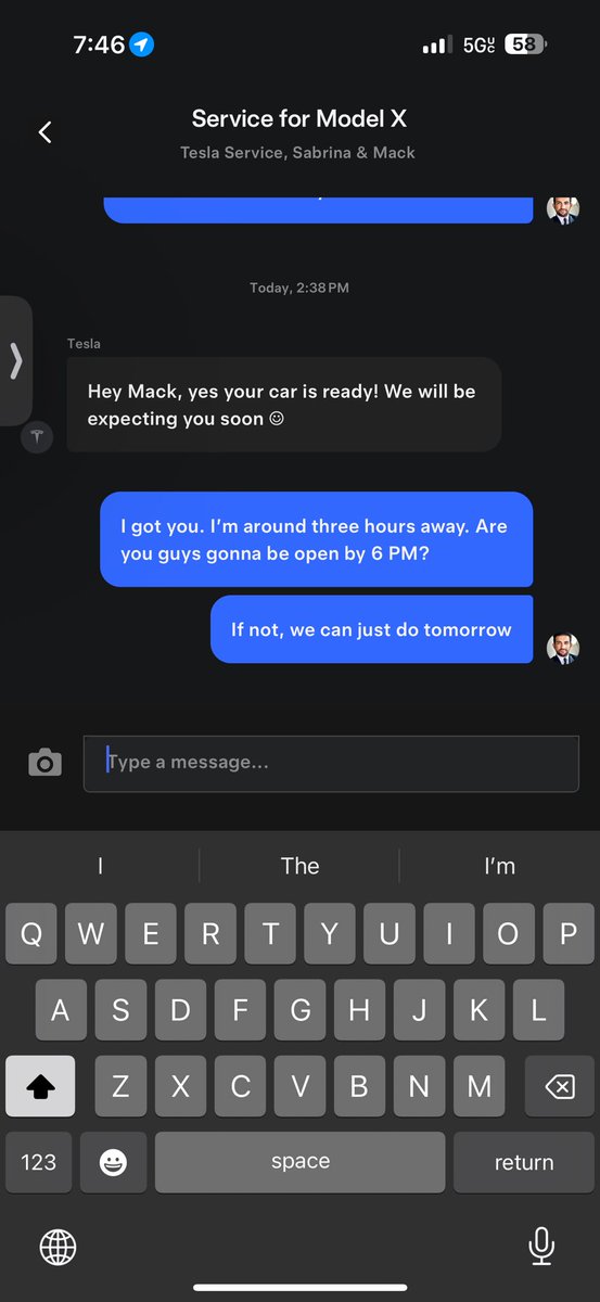 FadyMcshut's tweet photo. @Tesla @Elon High-tech requires real effort. I'm frustrated with my $140k Tesla Model X service. Alignment wasn’t fixed and had to send it back, waited hours despite "ready" status. Tires took 7 days, paint job 3 weeks, rim fix 1 week—6 weeks total. Understaffed team, one charger for 180 cars, rookie tech on my car. Paid $65/day for a rental after a hit-and-run. My 4th Tesla, but disappointed and need better service. #TeslaService Still stuck at the service center.