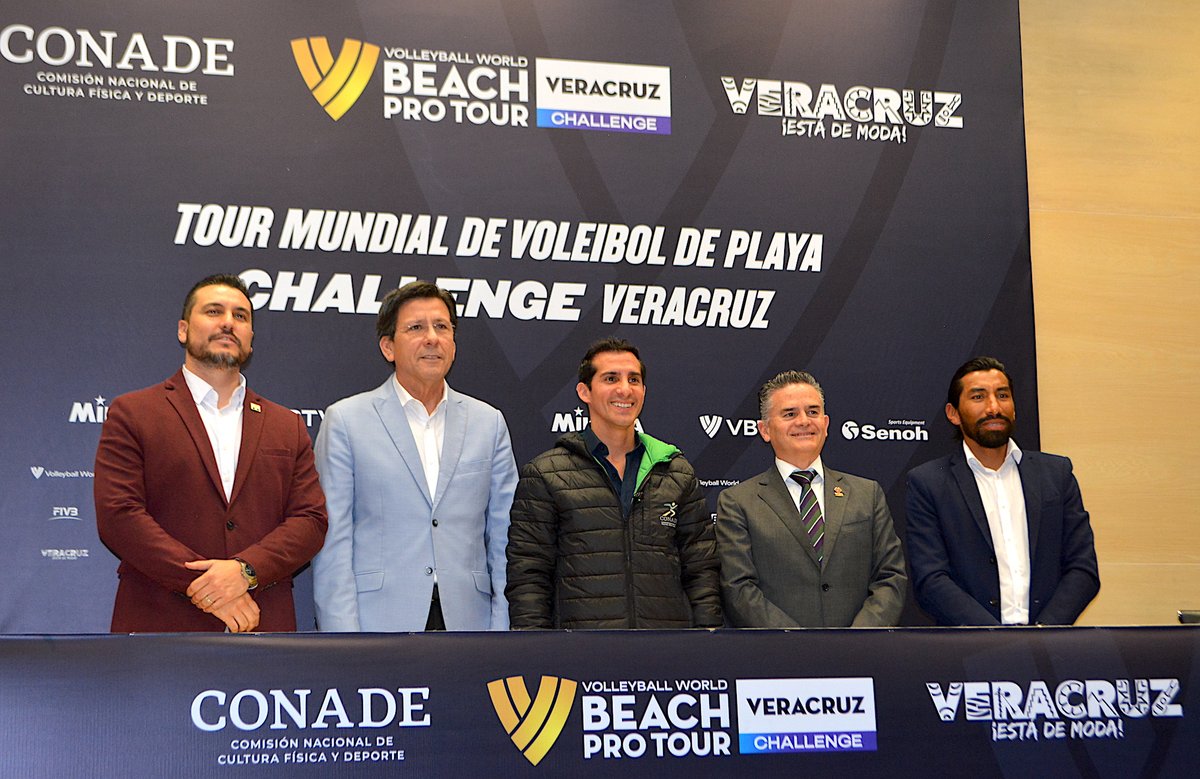 drdumm's tweet image. camarainformativa.com Vuelve a México el Tour Mundial de Voleibol de Playa ahora será en Veracruz
El Challenge Veracruz 2025 se llevará a cabo del 1 al 5 de octubre con los mejores exponentes del planeta
La presentación oficial se realizó este lunes en Villas Tlalpan CONADE