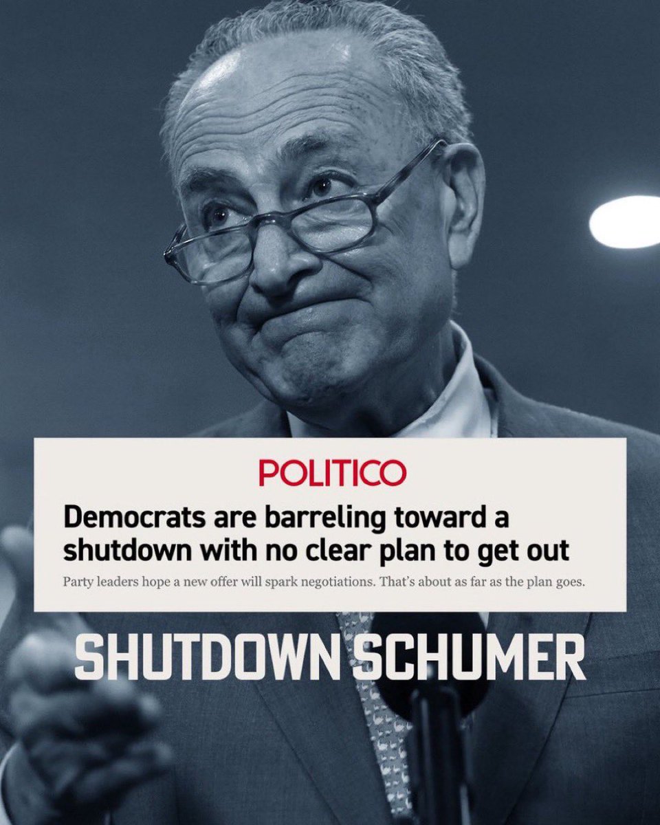 <a href="/NickKnudsenUS/">Nick Knudsen 🇺🇸</a> Schumer wants a shutdown