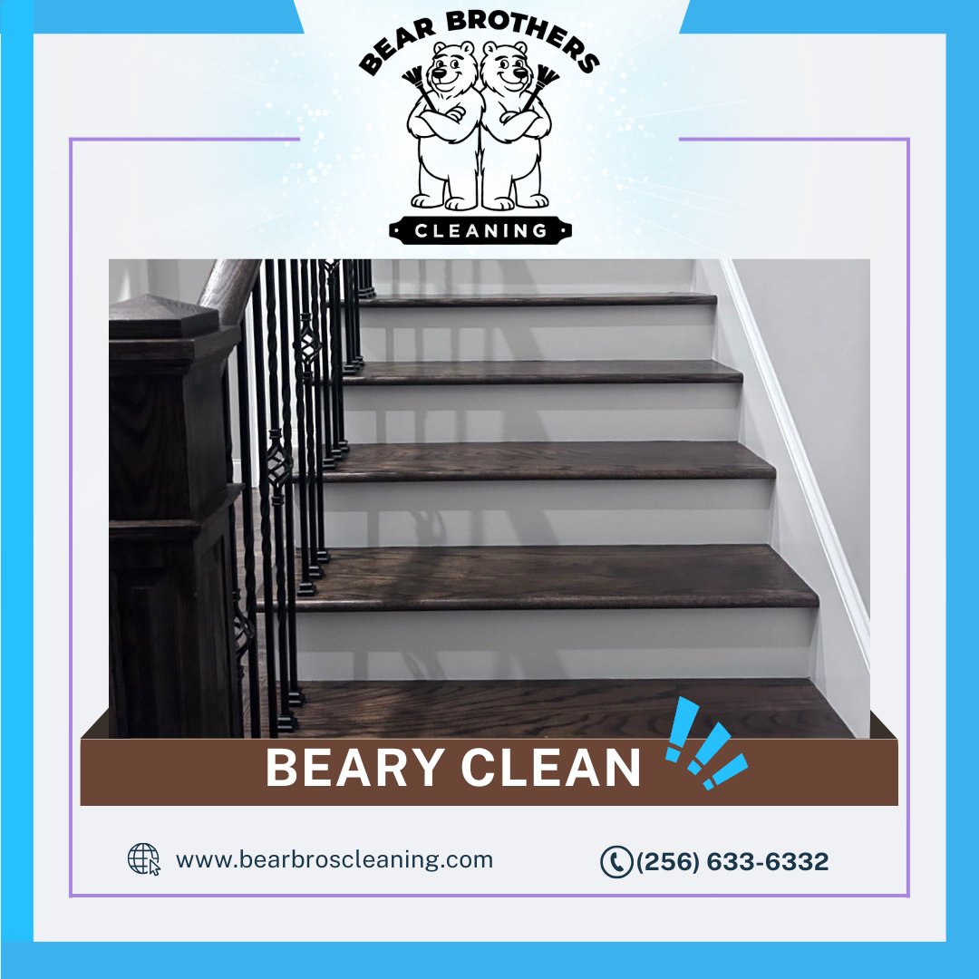 bearbroscleans's tweet photo. Companies that claim to "do everything" usually do nothing exceptionally well.  Bear Brothers = Residential cleaning MASTERS  150+ 5-star reviews prove focused excellence wins  What would you rather hire: generalist or specialist?  #DecaturAL #ProfessionalCleaning https://t.co/btr5NEa8BF