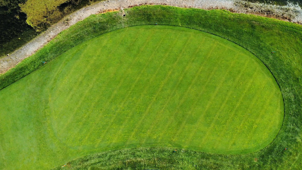 Such a beautiful place. Crag Burn GC. One of the few greens that did not get expanded.