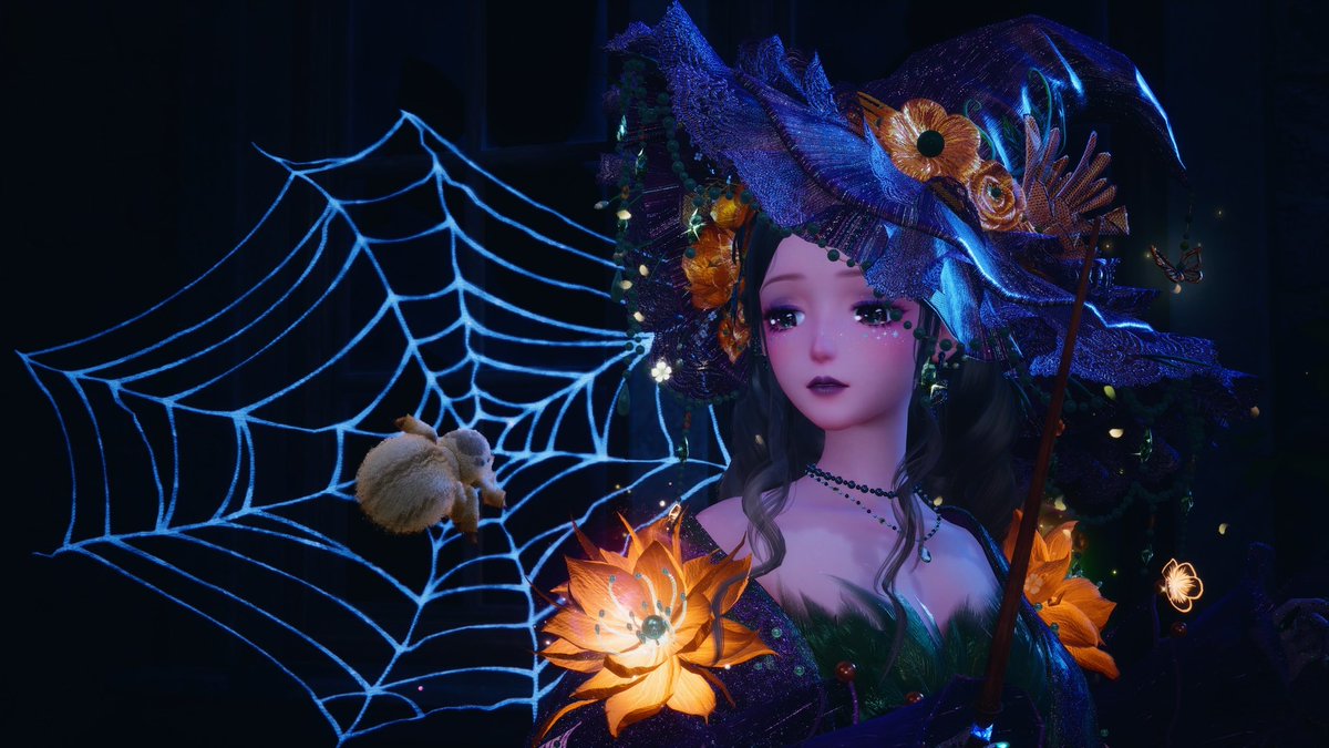 GuncleDavid's tweet image. My Nikki for the newest season. It’s officially spooky season 🧙‍♀️🎃🍂 #InfinityNikki #infinitynikkitwt #GoldenSeason