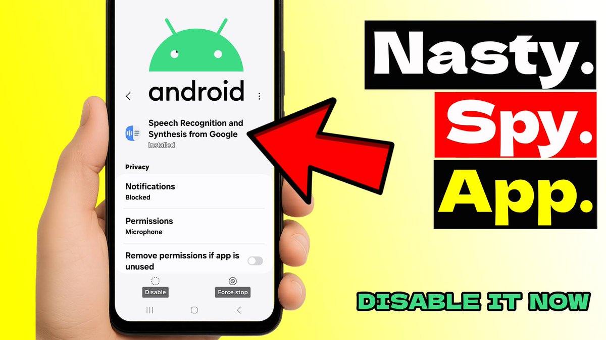 websticknl's tweet image. 🎤📱 Don’t Trust Your Microphone — Here’s WHY    youtube.com/watch?v=rB-B9o…     #android #android12 #android13 #android14 #android15 #phone-spying #phone-listening #google-spying