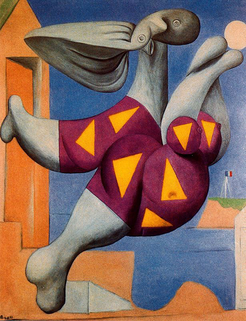 Bather with beach ball, 1932 #artbots #picasso