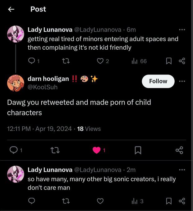 iism_yes's tweet photo. a brief thread of @LadyLunanova’s concerning behavior

for the record, everything obtained was sourced with publicly available information. this discord was in lunanova’s bio, and saw an influx of minors joining after her gamebanana mods https://t.co/j8Bdt8Bsfg