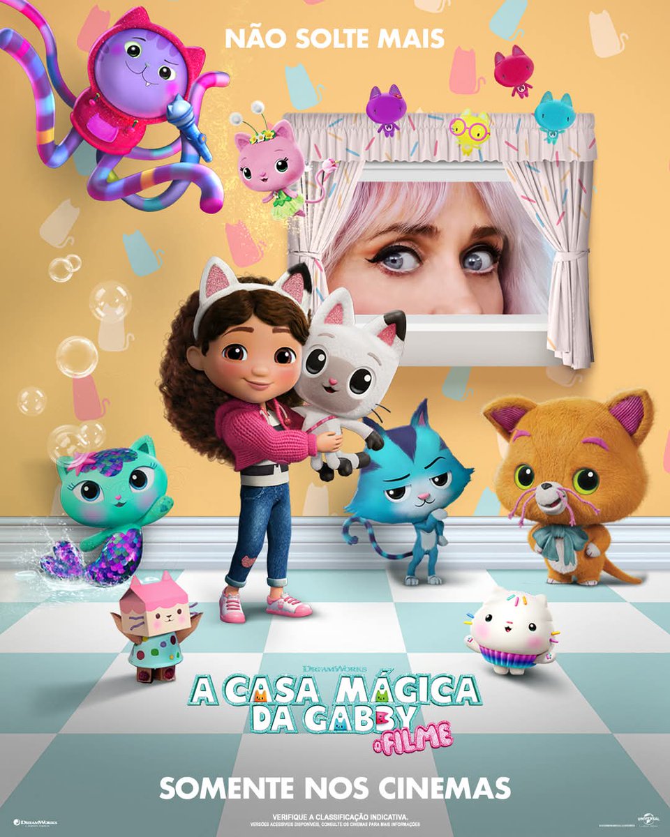 AlissonJonantha's tweet image. Prepare-se Pra Uma Aventura Gatástico É Hora de Ficar Pequena Dia 9 De Outubro Estreia A Casa Mágica da Gabby O Filme 🤩😻💗🤍🖤💙💖 #CasadaMagicadaGabbyFilme #GabbysDollhouseTheMovie #gabbysDollhouse @UniversalPicsBr @UniversalPics @dreamworksjr @Dreamworks @gabbysdollhouse
