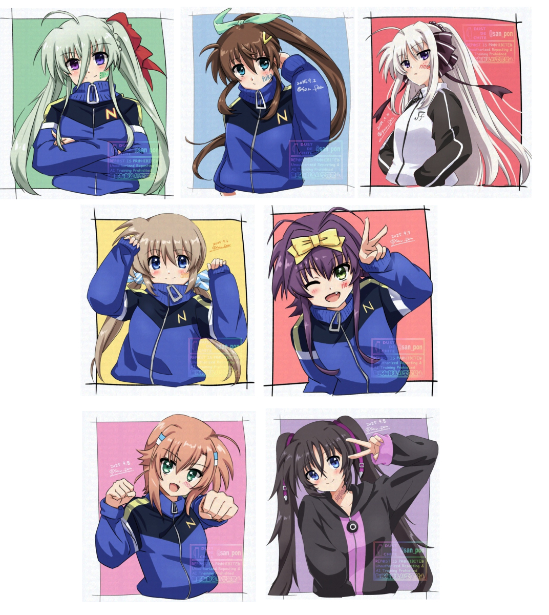 #今月描いた絵を晒そう
たくさん描いた!( •̀∀•́ ) ✧ドヤ 