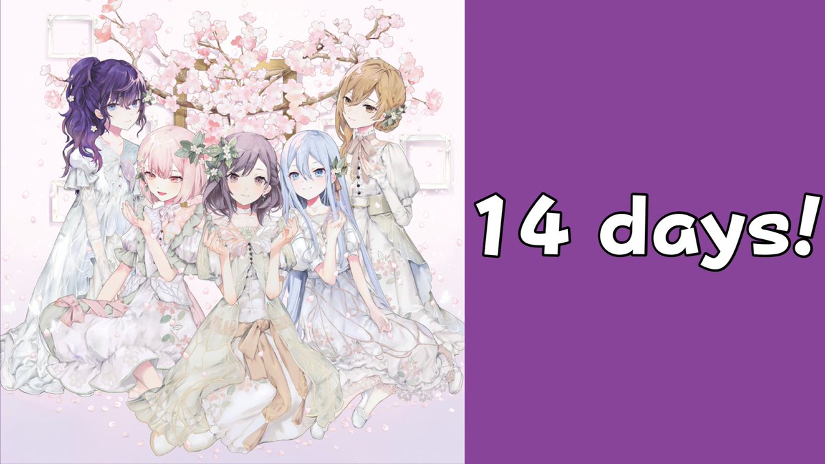 MORE MORE JUMP's eleventh single is out now!
14 days until Nightcord at 25:00's eleventh single!