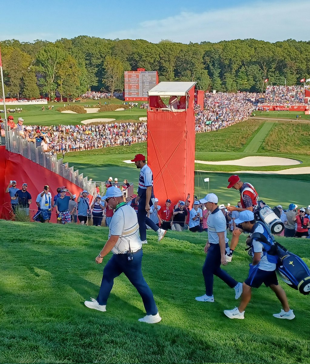 Home from an incredible day yesterday <a href="/rydercup/">Ryder Cup</a>!! Still in awe of the "Never Say Die" fight in our <a href="/RyderCupUSA/">Ryder Cup USA</a> team and still disgusted and embarrassed by the behavior of way too many of our fans to <a href="/RyderCupEurope/">Ryder Cup Europe</a>