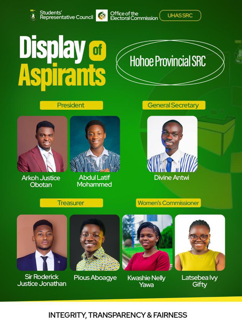 UHASSRC_EC's tweet photo. ❗️❗️❗️Know your Aspirants for the 2025/2026 SRC/LNUGS General Elections🗳️❗️❗️❗️ https://t.co/0AUJsIZSth