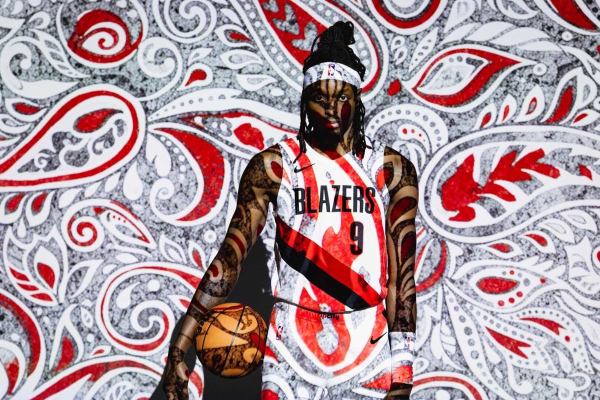 trailblazers's tweet image. Basketball, but make it art.