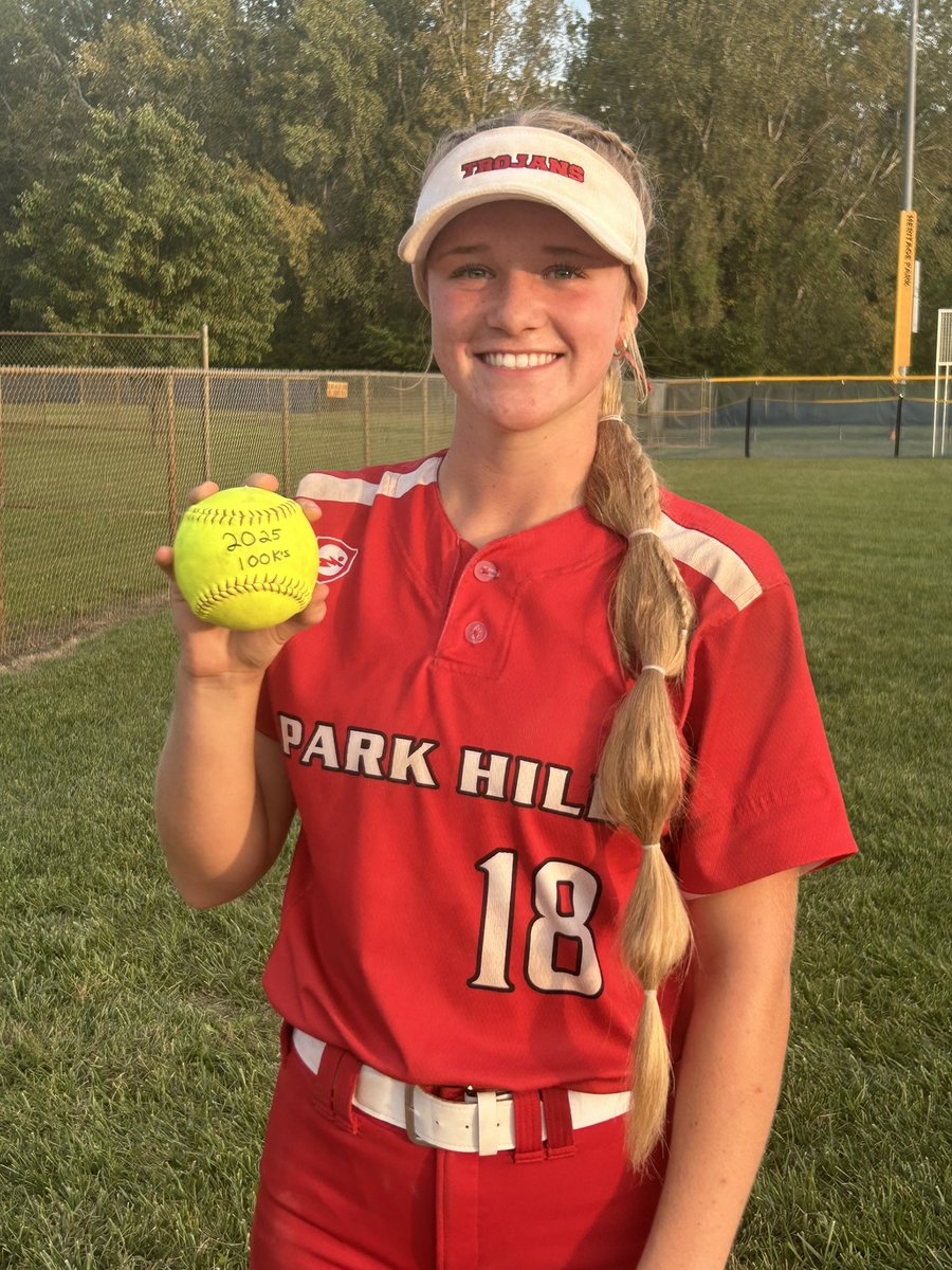 Park Hill Trojans Softball (@phtrojanssb) on Twitter photo <a href="/Bock_Mandia_/">Mandia Bock 2027</a> with her 100th K of the season as well as her 7th dub in the ⭕️ #attakid <a href="/Bock_Mandia_/">Mandia Bock 2027</a> with her 100th K of the season as well as her 7th dub in the ⭕️ #attakid