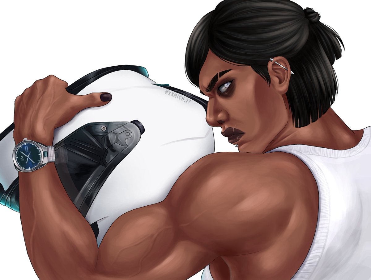 She is my model 😌
.
#sevika #arcane #sevikafanart