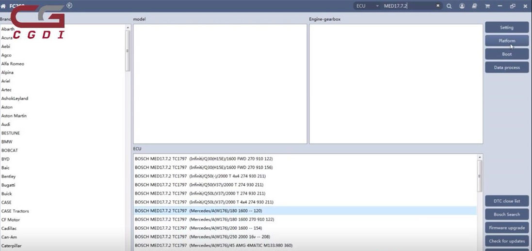 utihakou's tweet image. 🥳🥳CGDI FC200 successfully read Mercedes-Benz W176 MED17.7.2 TC1797 ECU on bench✅💓
😎 Safe & reliable operation
👉 Perfect tool for ECU cloning, backup & tuning
eobdtool.co.uk/wholesale/cg-f…
#CGDIFC200 #MercedesBenz #ECUProgramming