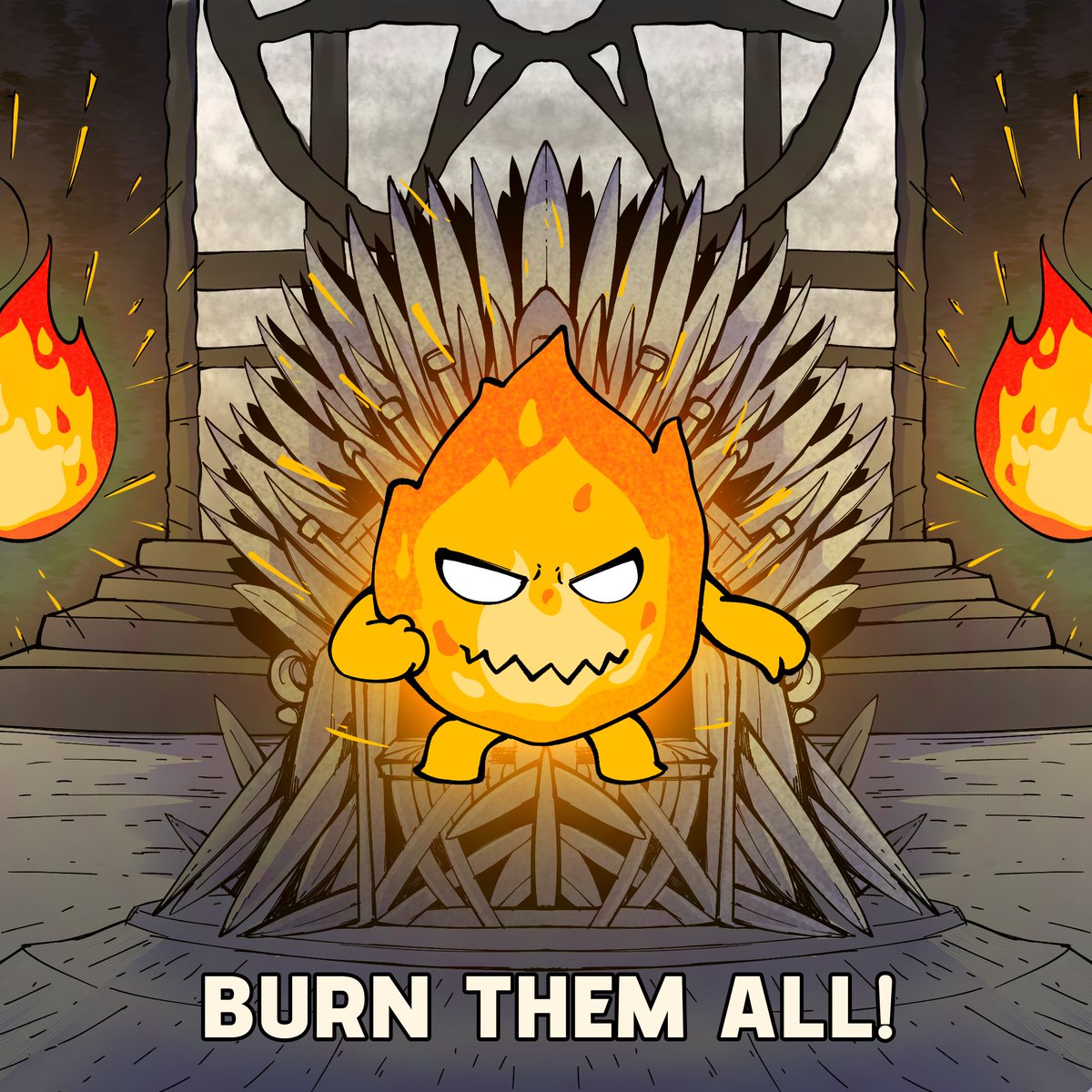 We've just done another buy and burn. 50 $ERG was used to buy 573,168 $BURN from the liquidity pool which was then burned. Soon there'll be nothing left. #Ergo