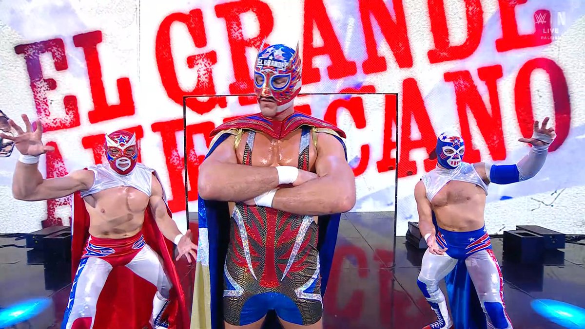 TIMWrestling's tweet image. Acompañados por el Grande Americano
El dúo que conquisto México durante los 90'
EL HIJO DEL GRANDE AMERICANO & EL GRANDE AMERICANO JR.
LOS AMERICANOS 🇺🇸
#RAWCL #WWERAW