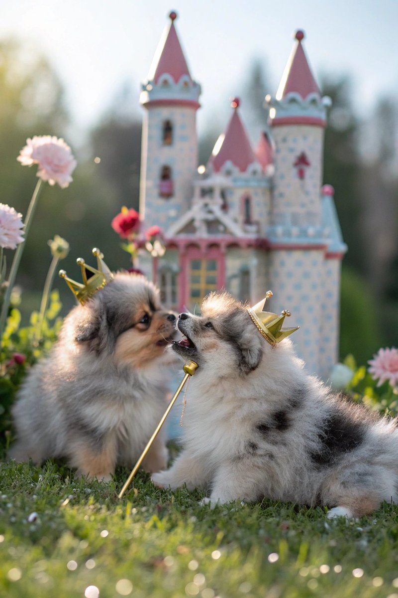 Merle Pomeranian puppies: tiny fluffballs with multicolored coats and energy levels that defy physics. 🐾💨
#MerlePomeranian #FluffyPuppies #FunnyDogs #CuteDogLife #PuppyZoomies