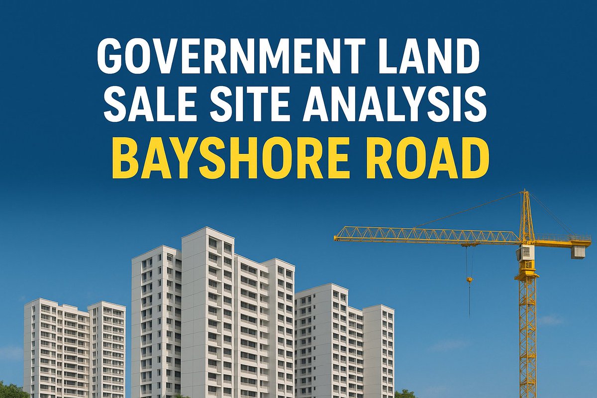 PingProperty's tweet photo. The tender for the Government Land Sale (GLS) parcel at Bayshore Road has closed today on 18 March 2025. It attracted strong developer interest, with eight bidders competing in a highly competitive round. 

https://t.co/te4CBrE4e7 https://t.co/4CQQAKzeyI