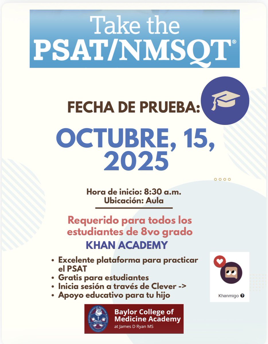 PSAT testing for 8th graders
