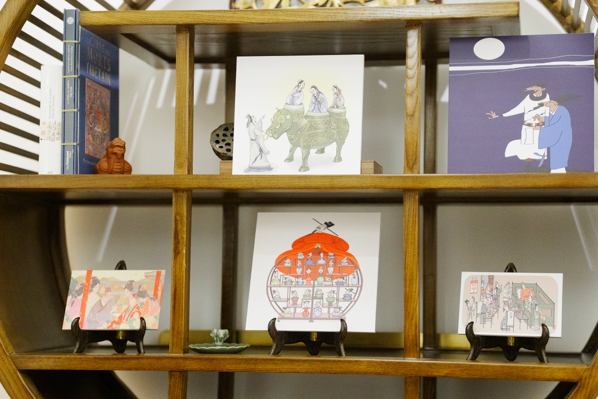 HiGansu's tweet photo. "The Reader Illustration Art Copyright Overseas Tour Exhibition" was held in Paris, France, from Sep.24 to 28, 2025. It featured a selection of 100 exemplary illustration artworks from Reader magazine, showcasing the 44-year development of contemporary Chinese illustration art. https://t.co/YLD6pddVoU