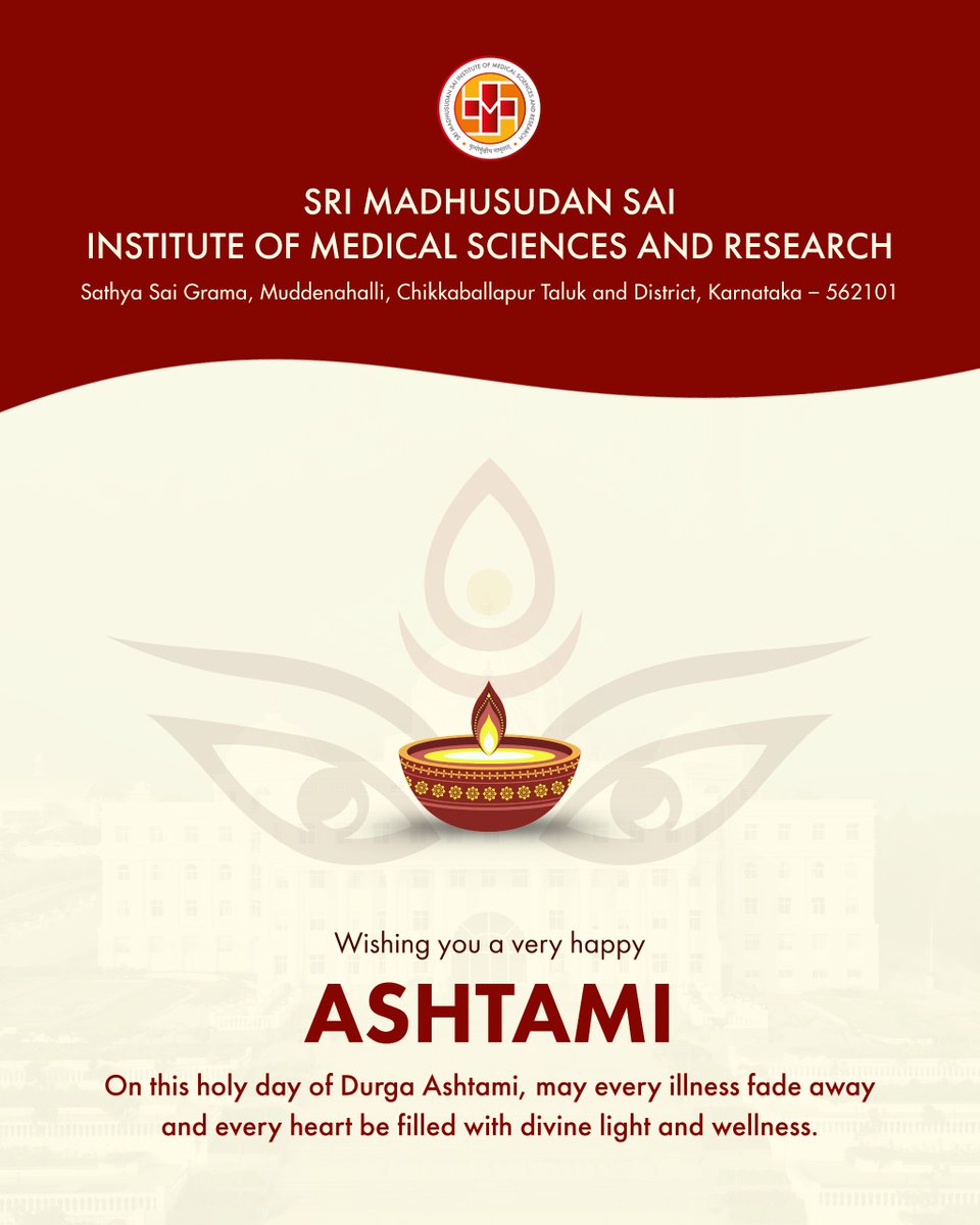smsimsr01's tweet photo. On this sacred day of Durga Ashtami, we celebrate Maa Durga’s strength, resilience &amp; compassion.

May her blessings give us courage to protect, wisdom to serve &amp; compassion to care. 

#DurgaAshtami #FestivalOfStrength #BlessingsOfDurga https://t.co/c5TYaguIhC