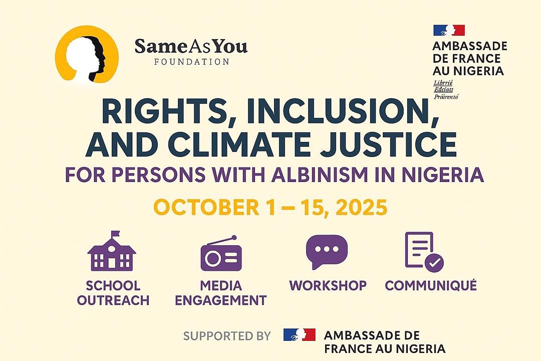 SAY_foundation_'s tweet photo. Mark your calendars! From October 1–15, 2025, @SAY_foundation_ in partnership with @FranceInNigeria and supported by @Tochecks and @inclusivevoice_ng, will host a series of activities for Law Day 2025 🎉 in Anambra State. https://t.co/OanoBfotSm