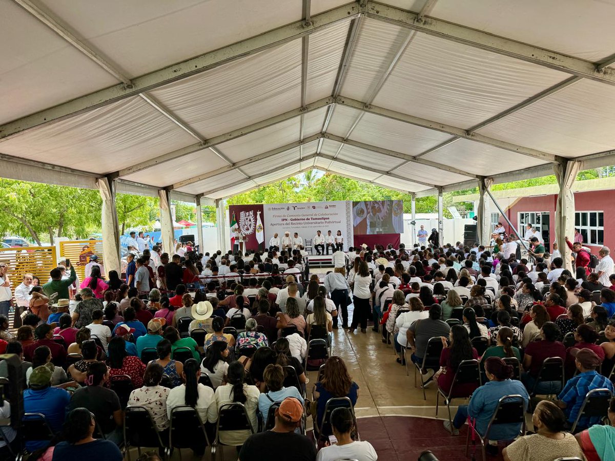 vinculacionipn's tweet photo. ¡Extendemos nuestra felicitación a todo el personal del @CVDR_TampicoIPN por el reciente Convenio General de Colaboración firmado en González, Tamaulipas para la Apertura del Recinto Universitario #Polivirtual! 🎓
#IPN
#Huelúm https://t.co/BBIuaq6zZM
