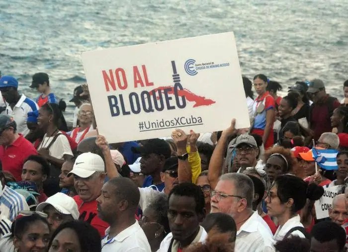 Una vez más #Cuba condena la política imperialista y demuestra la necesidad de reclamar y exigir el levantamiento del Bloqueo