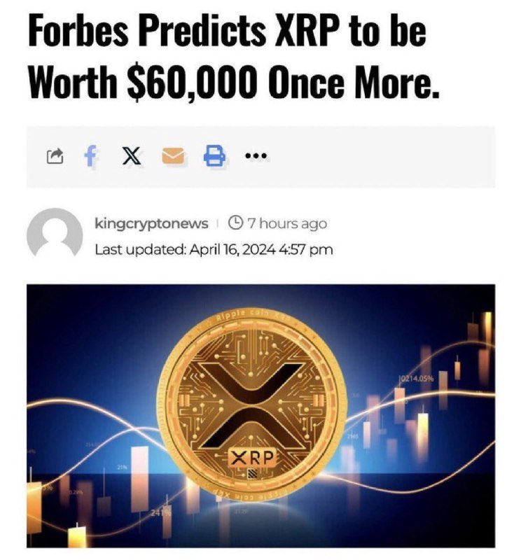 FORBES REVEALS: $60,000 PER #XRP COULD BE REALITY!

THE DOORS TO A MULTI-TRILLION-DOLLAR ECONOMY ARE ABOUT TO OPEN. OVER $654.39 TRILLION COULD FLOW INTO XRPL THROUGH REAL TOKEN! DYOR/NFA