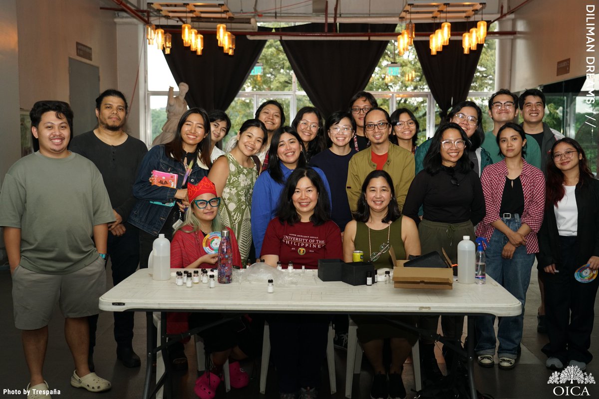 updoica's tweet photo. The exhibit is paired with an Olfactory Masterclass where participants explored their memories and experiences as campus residents through the sense of smell. It was held on September 10, 2025 at the UP Fine Arts Gallery. https://t.co/kuXoJ8eVIB