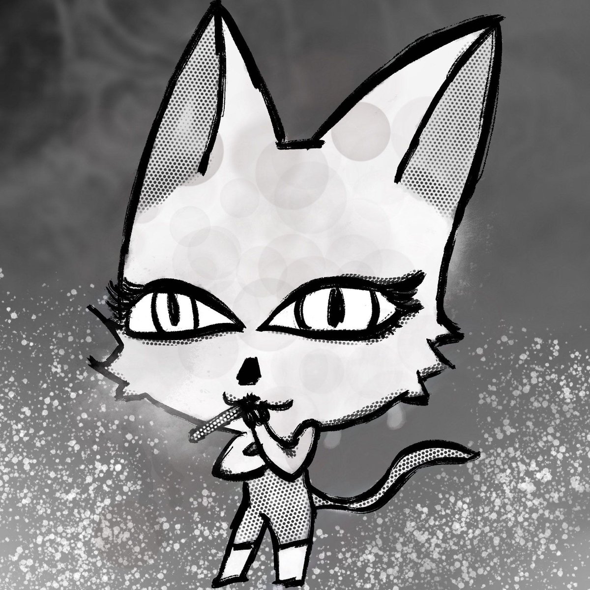 Drawing #killerkitties until I win the contest <a href="/killergfnft/">KILLER GF</a> <a href="/bykusari/">Kusari</a>