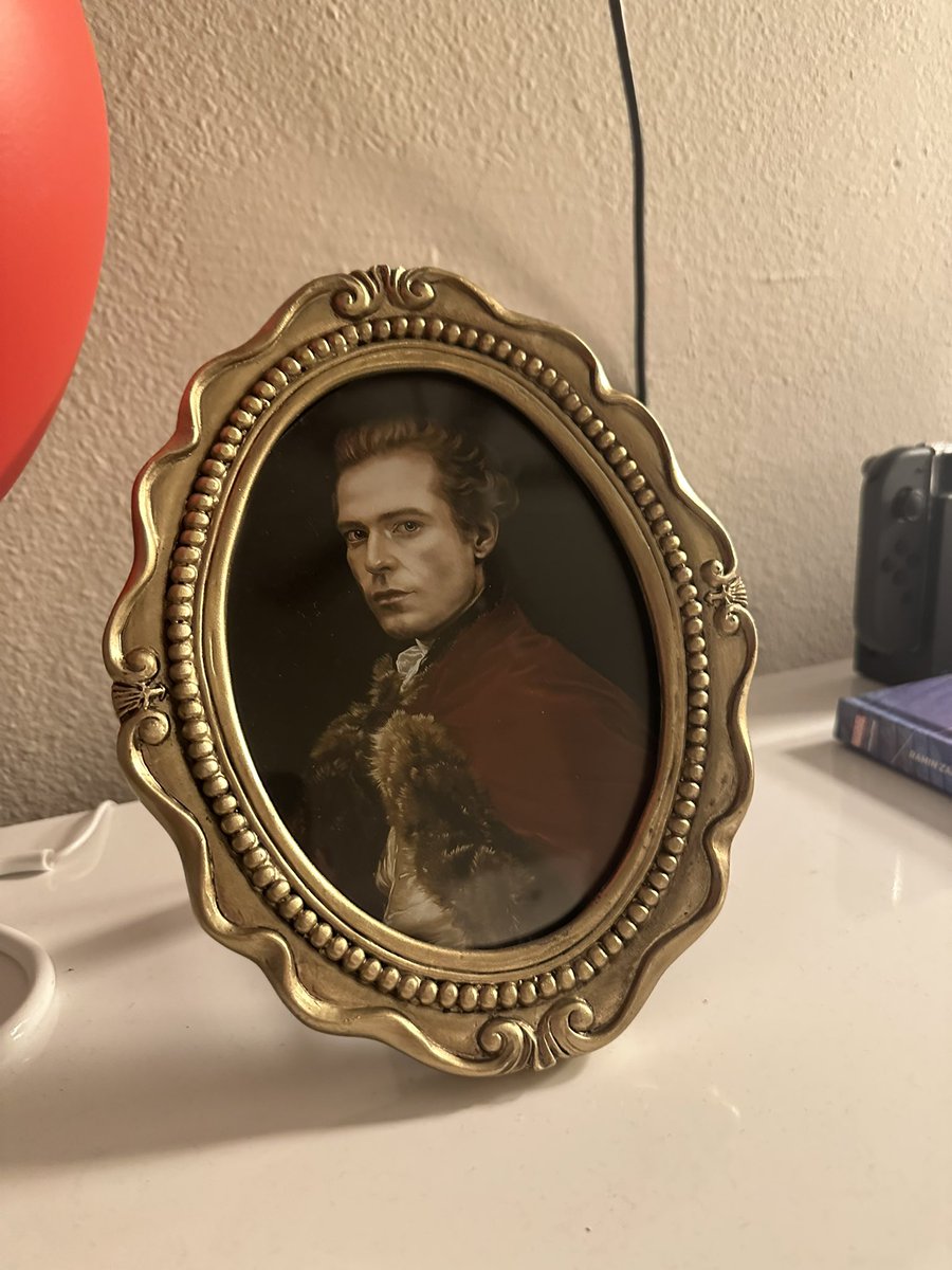 happy bday me roomie got me lestat painting <3