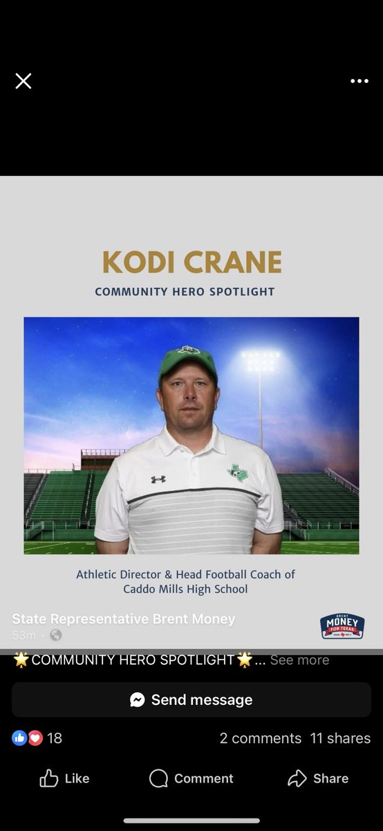 Jaime Boswell (@jaimeboswell2) on Twitter photo One of the very best in the State regardless of classification! The <a href="/KodiCrane/">Kodi Crane</a> is the real deal & <a href="/FoxUnleash/">Caddo Mills Fox Athletics</a> is so fortunate to have him! An elite leader via <a href="/THSCAcoaches/">THSCA</a> Congratulations Coach! <a href="/Matt_Stepp817/">Matt Stepp</a> <a href="/dctf/">Dave Campbell's — TexasFootball.com</a> <a href="/k_crane13/">Kevin Crane</a> <a href="/padillapoll/">Carl Padilla</a> <a href="/CaddoMillsISD/">Caddo Mills ISD</a> <a href="/CaddoMillsHS/">Caddo Mills HS</a> One of the very best in the State regardless of classification! The <a href="/KodiCrane/">Kodi Crane</a> is the real deal & <a href="/FoxUnleash/">Caddo Mills Fox Athletics</a> is so fortunate to have him! An elite leader via <a href="/THSCAcoaches/">THSCA</a> Congratulations Coach! <a href="/Matt_Stepp817/">Matt Stepp</a> <a href="/dctf/">Dave Campbell's — TexasFootball.com</a> <a href="/k_crane13/">Kevin Crane</a> <a href="/padillapoll/">Carl Padilla</a> <a href="/CaddoMillsISD/">Caddo Mills ISD</a> <a href="/CaddoMillsHS/">Caddo Mills HS</a>