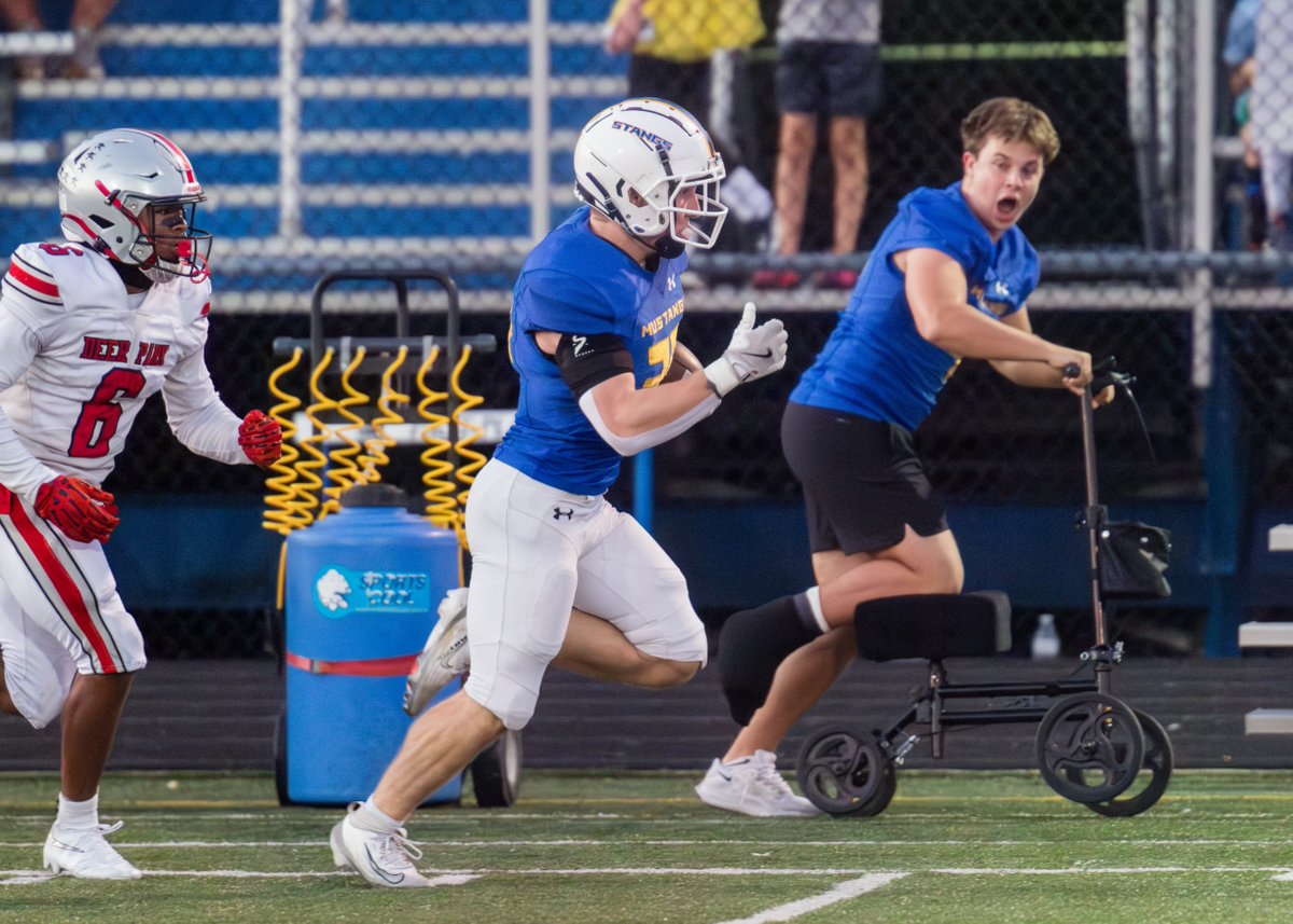 To be an elite athlete,you’ve got to be an even better teammate. Injury doesn’t define you, attitude does. Cooper Blackburn rolling down the sideline cheering encouragement is what you want in an athlete, a teammate, &amp; a young man. Go Cooper! Go Madeira! <a href="/NIAAA9100/">NIAAA</a> <a href="/madeiraath/">Madeira Ath Dept.</a>