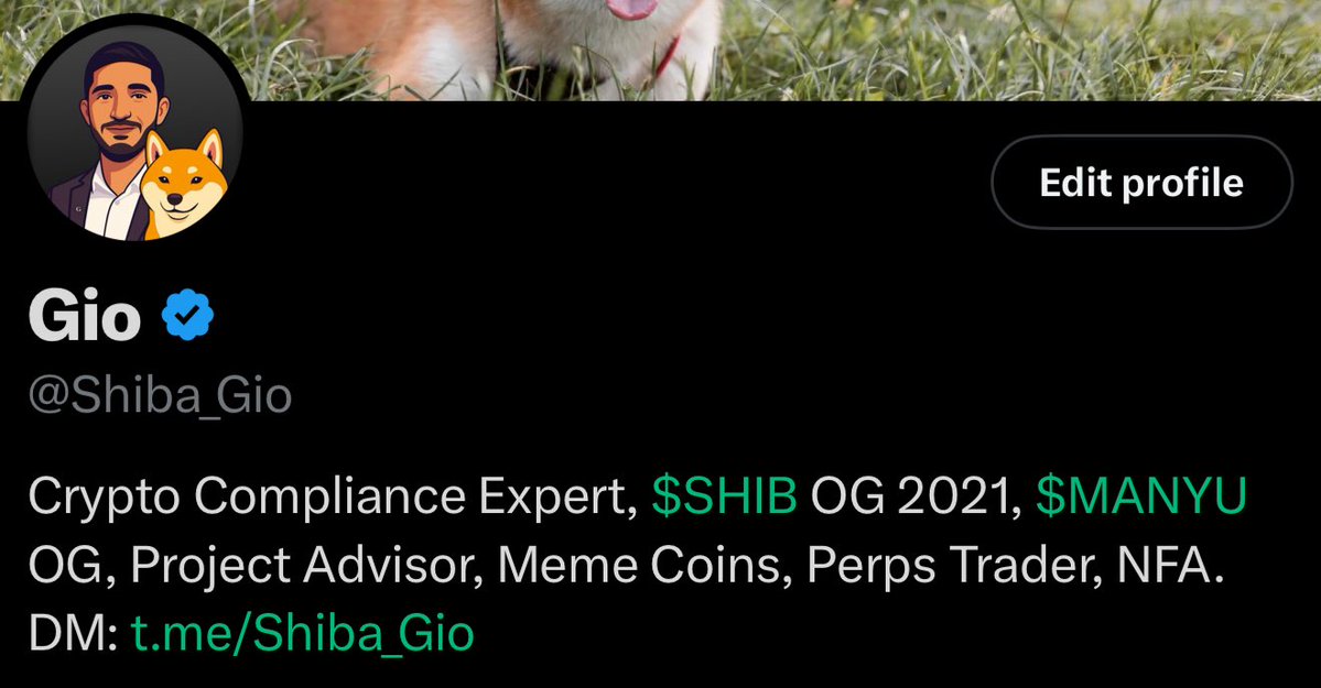 Just added $MANYU OG to my bio.

Very proud of the work this community has made. I love being part of this huge movement.

Last bull market $SHIB was the dog of the season.

This season belongs to $MANYU. 👏🏼