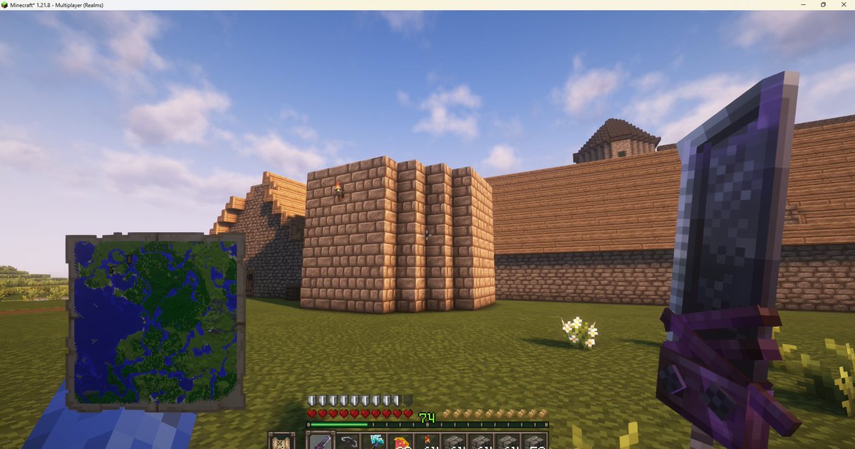 Dabkingg710Dab's tweet image. Working on another tower  #Minecraftjava #dabworldRealmes